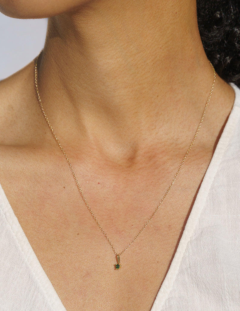 Kismet Birthstone Necklace - Silver