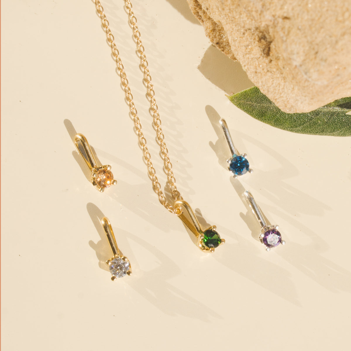 Kismet Birthstone Necklace - Silver