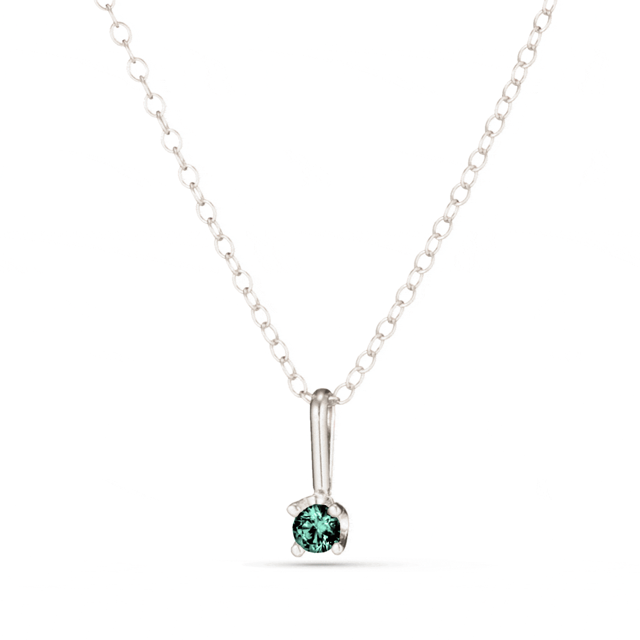 Kismet Birthstone Necklace - Silver