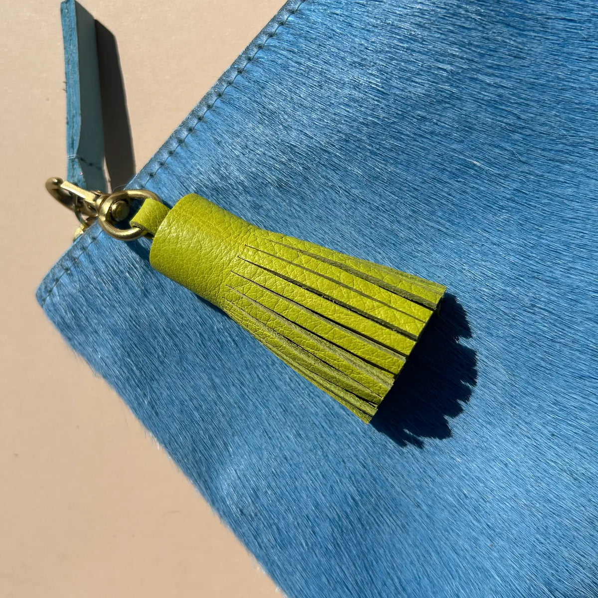 Tassel - Chartreuse Leather