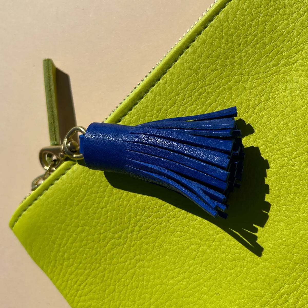 Tassel - Lapis Leather