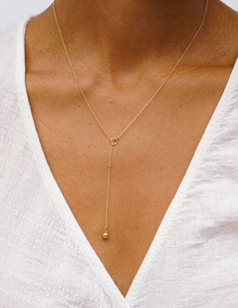 Ballerina Necklace - Silver