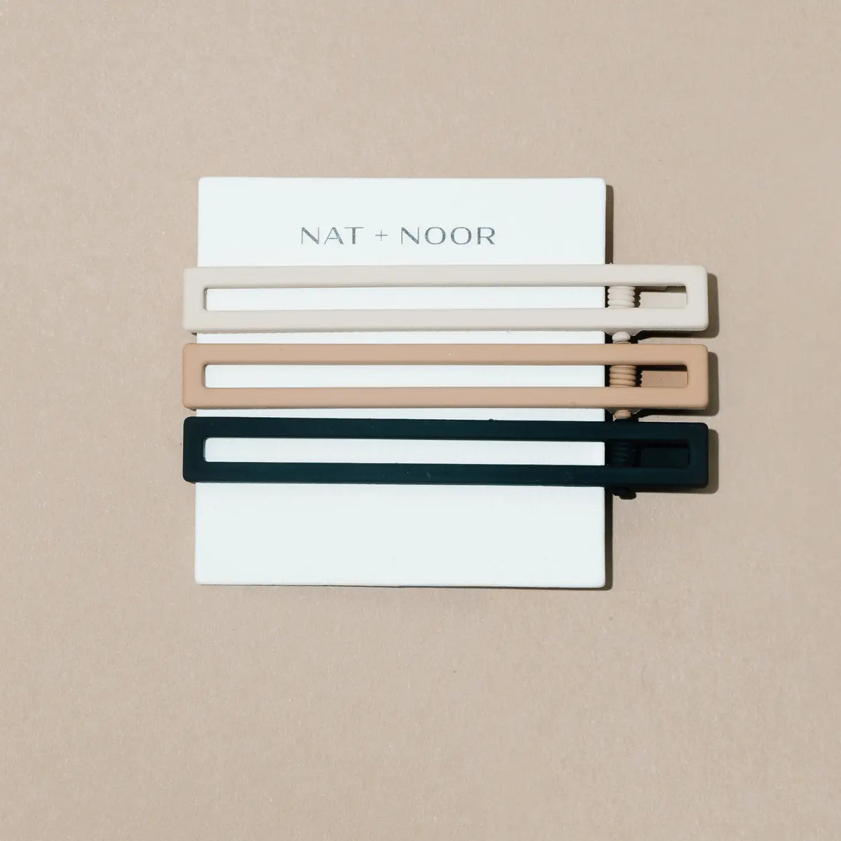 Yarrow Barrette Set - Cacao