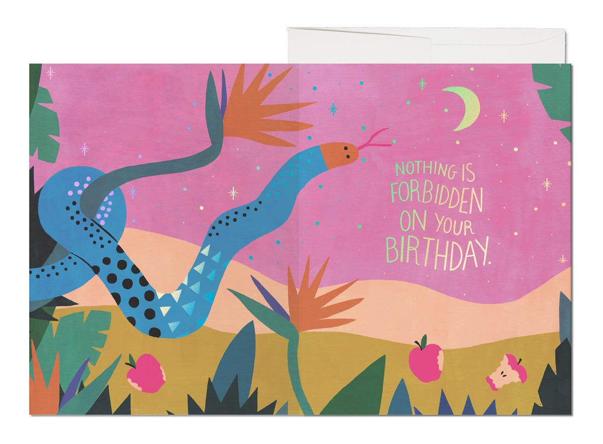 Forbidden Fruit Birthday Card