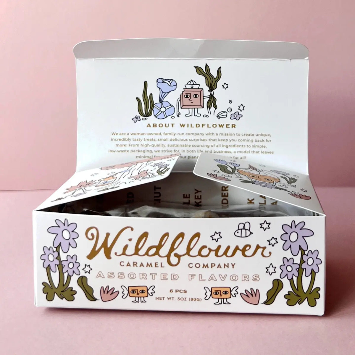 Assorted 6 Piece Box Caramels