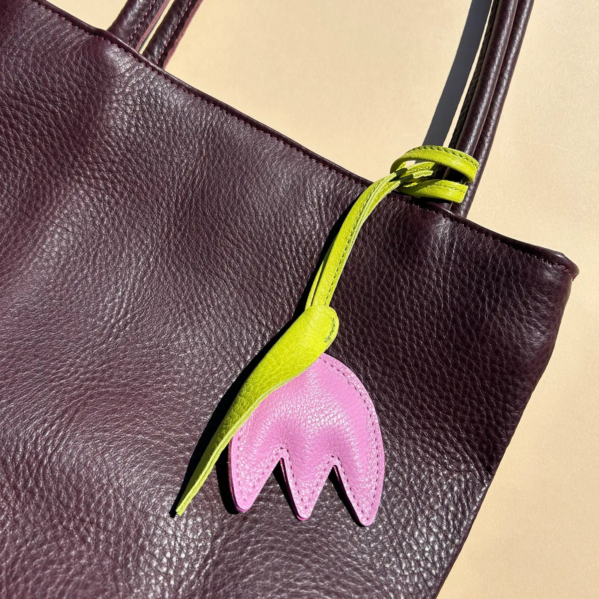 Bag Charm - Sorbet Tulip