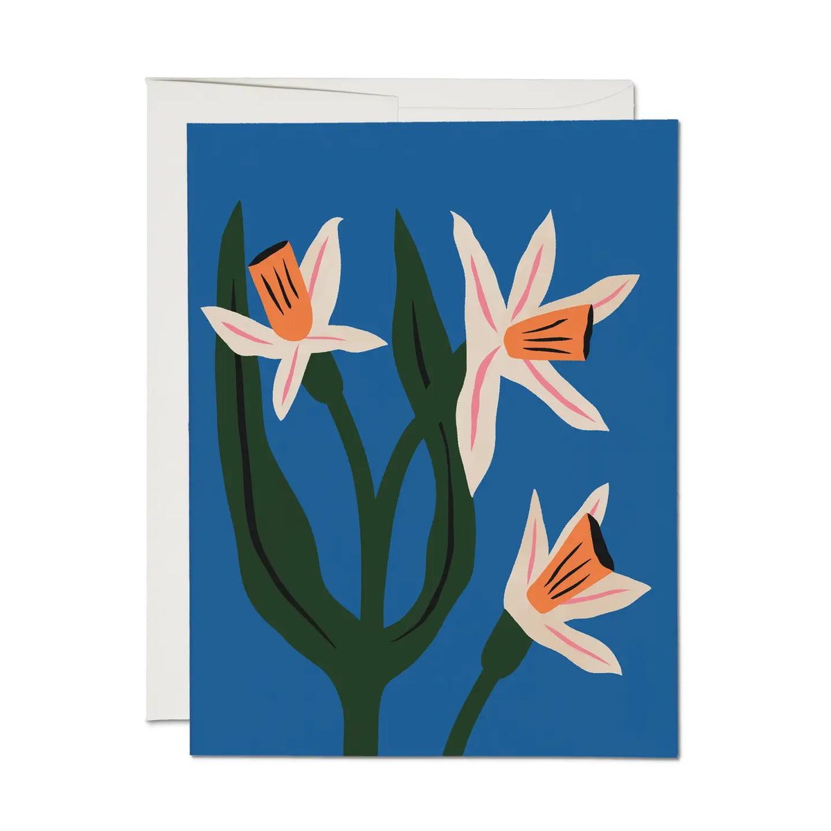 Blue Daffodils Card