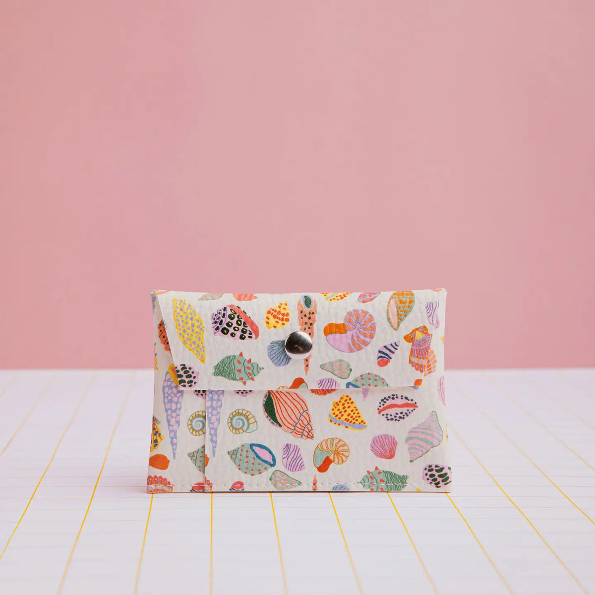 Card Holder - Conchas Beige