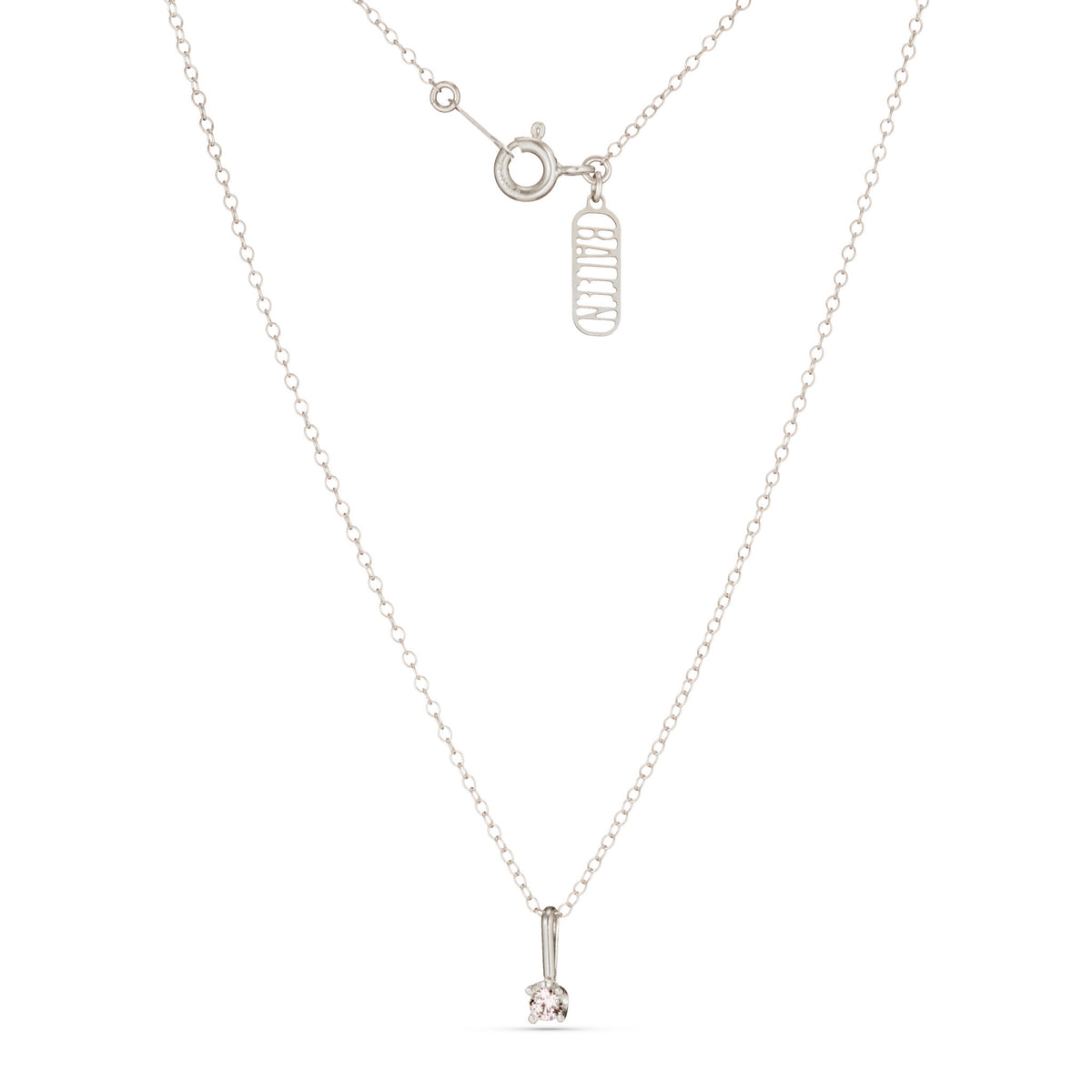 Kismet Birthstone Necklace - Silver