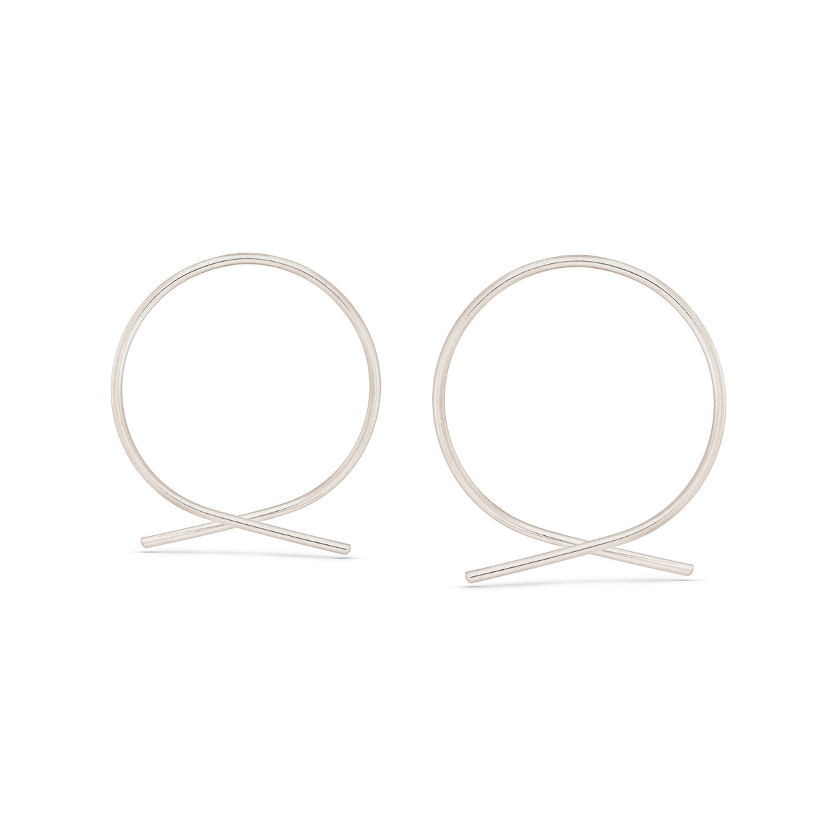 Loopy Earrings - Silver – Baleen