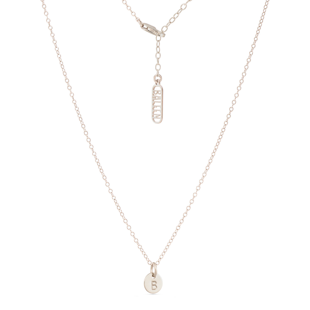 Silver Love Letter Necklace/Charm (Letters A-Z +🖤)