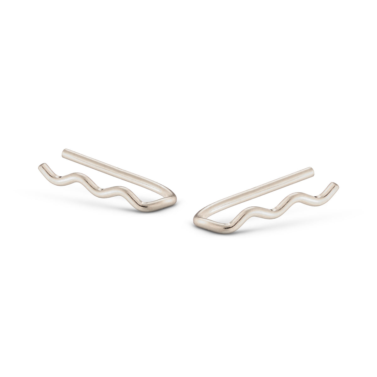 Mini Dewfall Ear Climbers - Silver