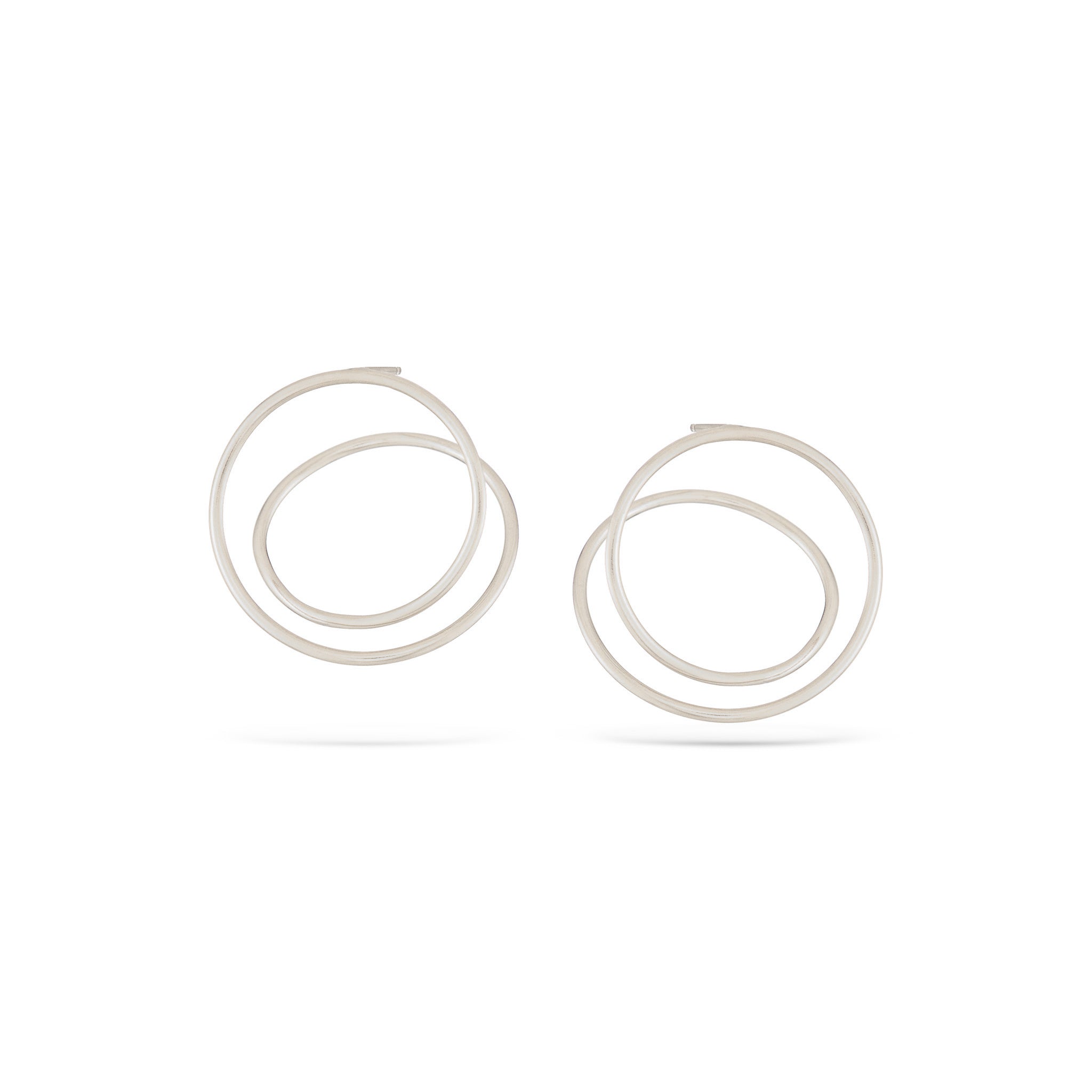 Oro Earrings - Silver