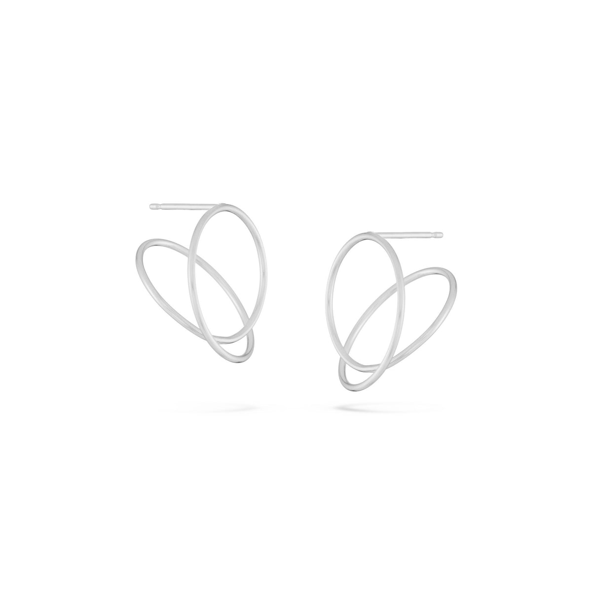 Oro Earrings - Silver