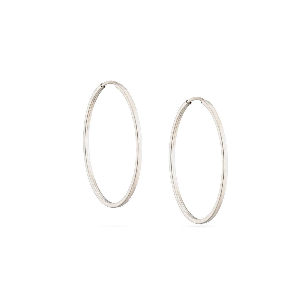 Oroboro Hoops - Silver