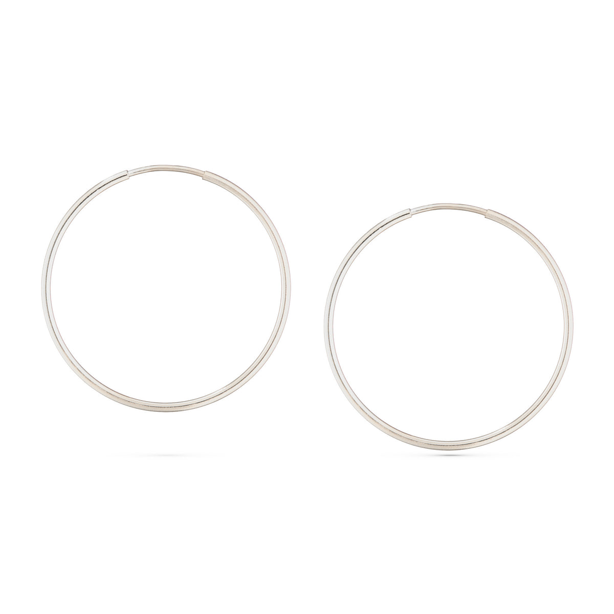 Oroboro Hoops - Silver