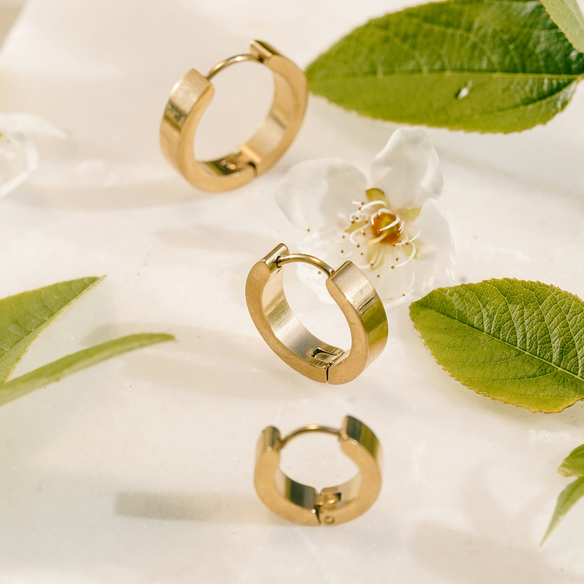 Piazza Hinge Hoops