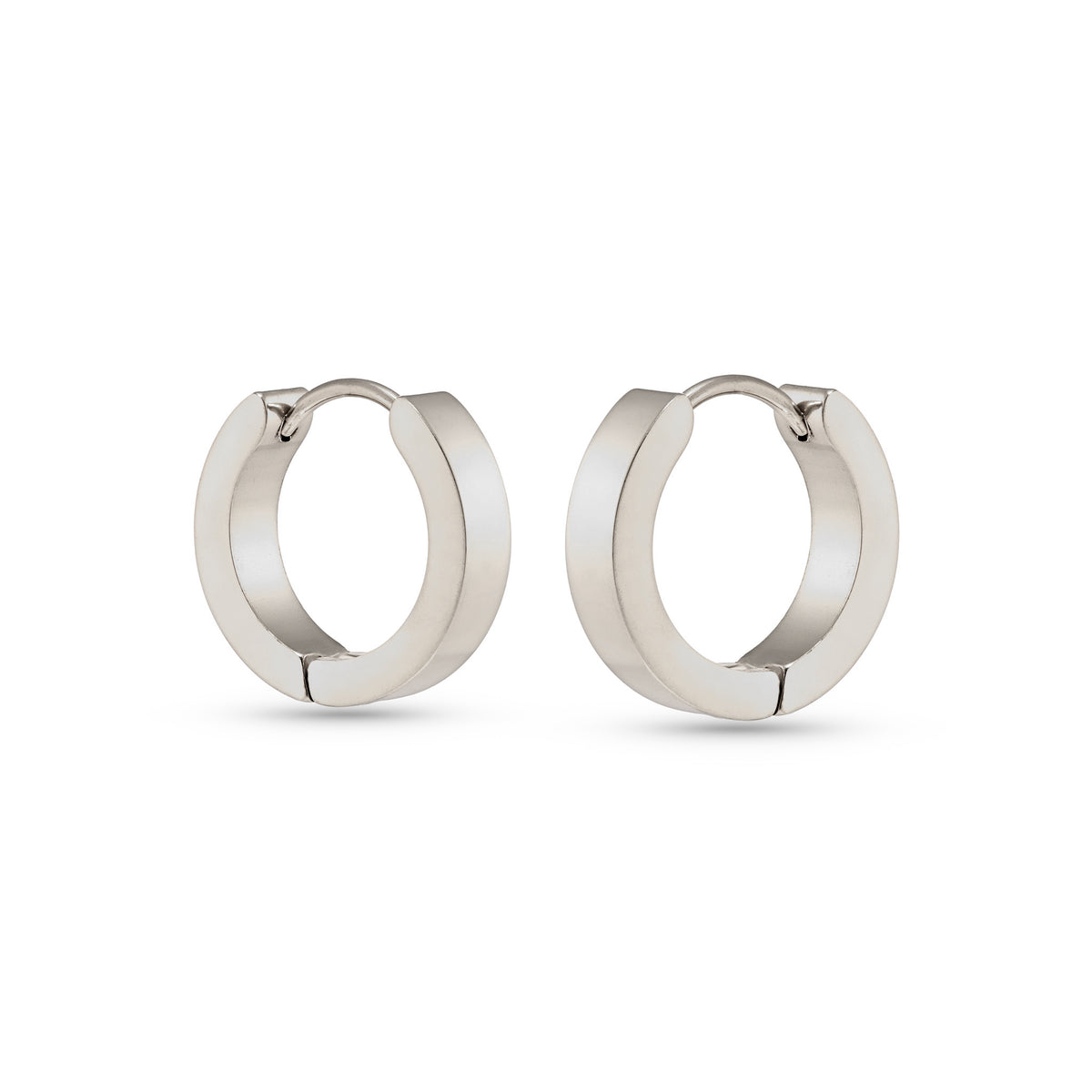 Piazza Hinge Hoops - Surgical Steel