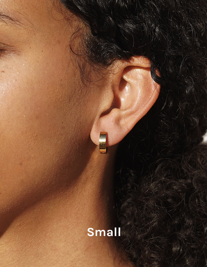 Piazza Hinge Hoops - Surgical Steel