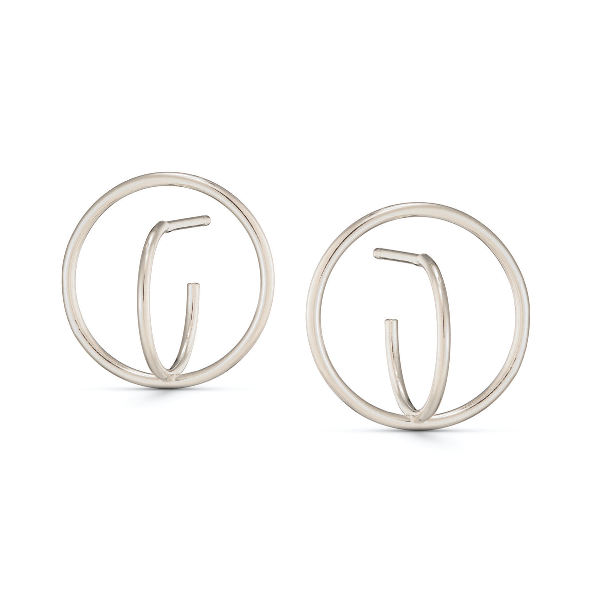 Pirouette Earrings - Silver