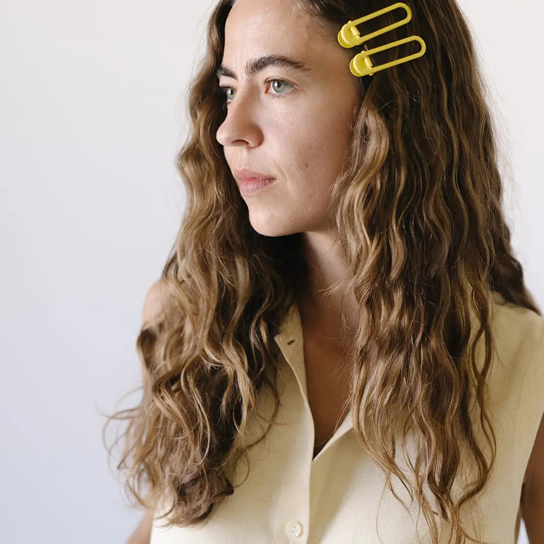 Rio Hair Clips - Butter Olive