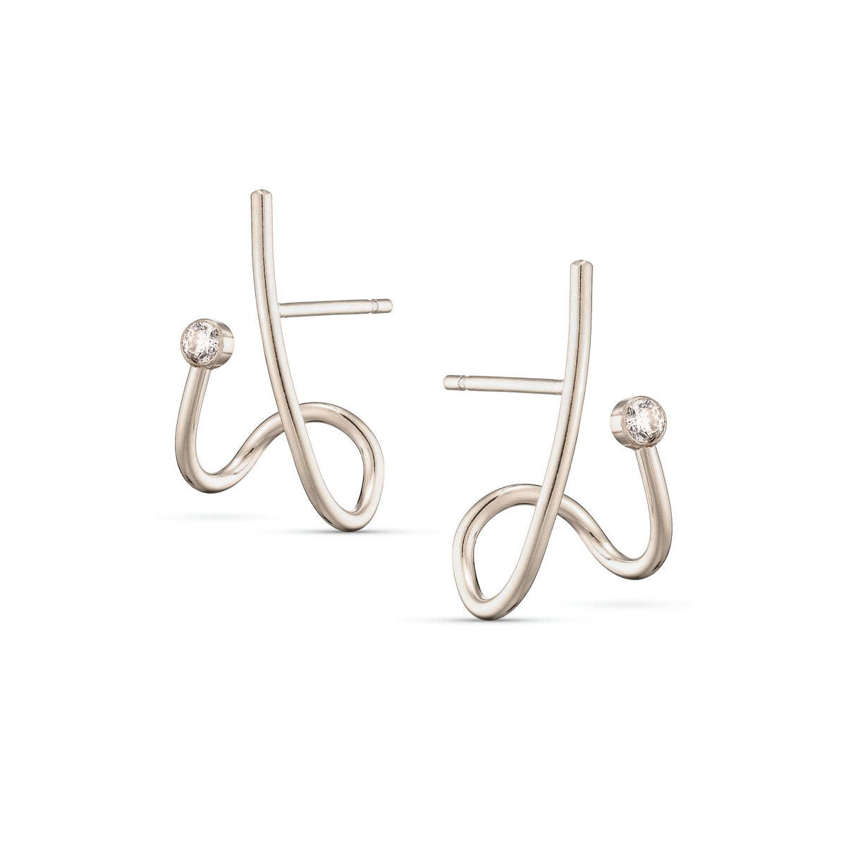 Rye Shine Earrings - Silver