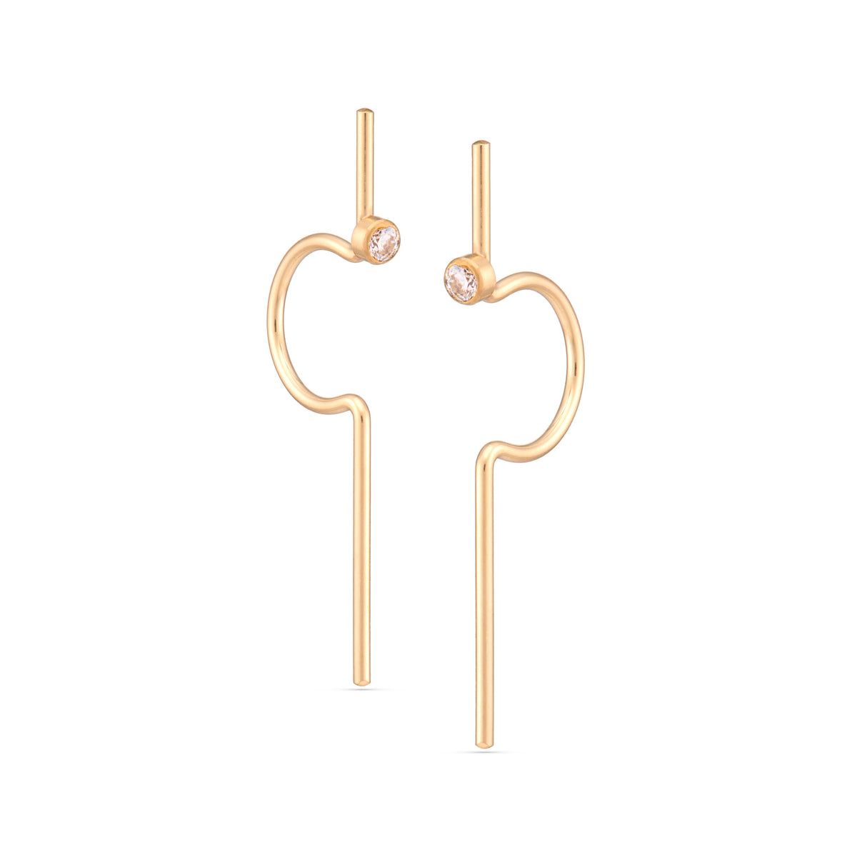 Sash Earrings - Shine