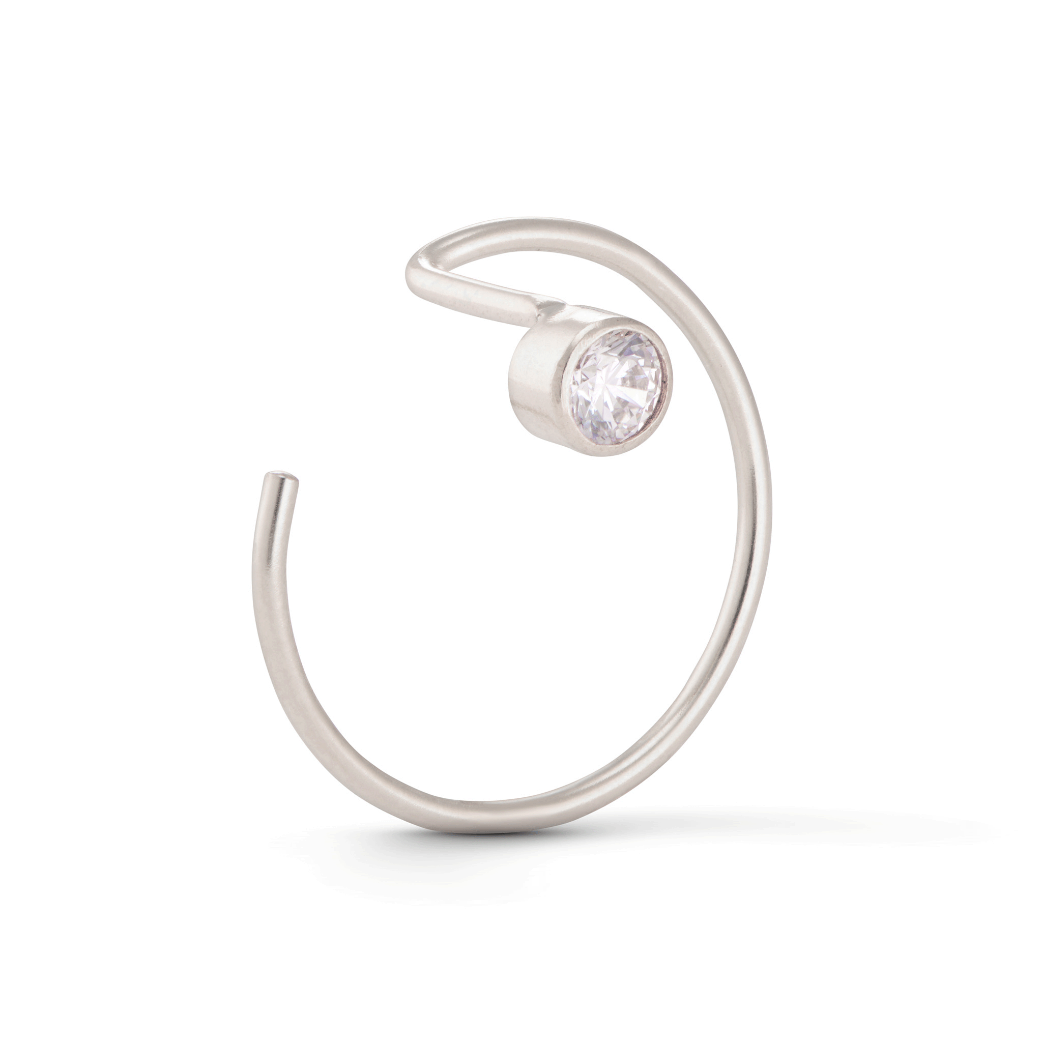 Halo Earrings - Silver