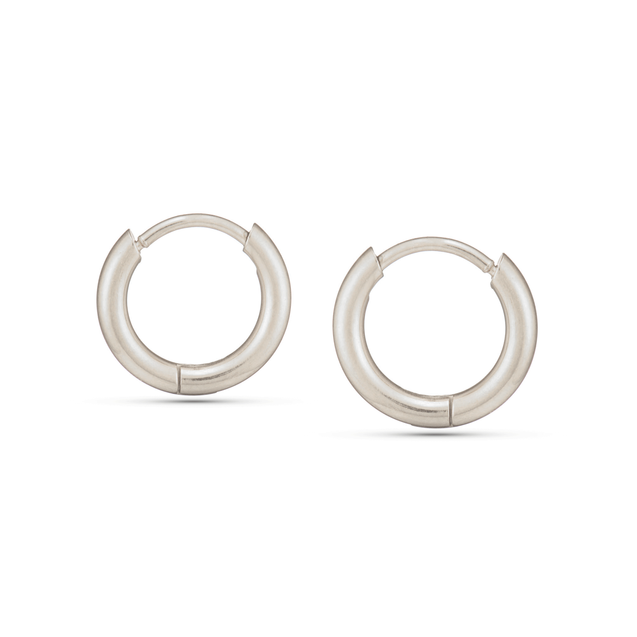 Plum Hoops - Surgical Steel