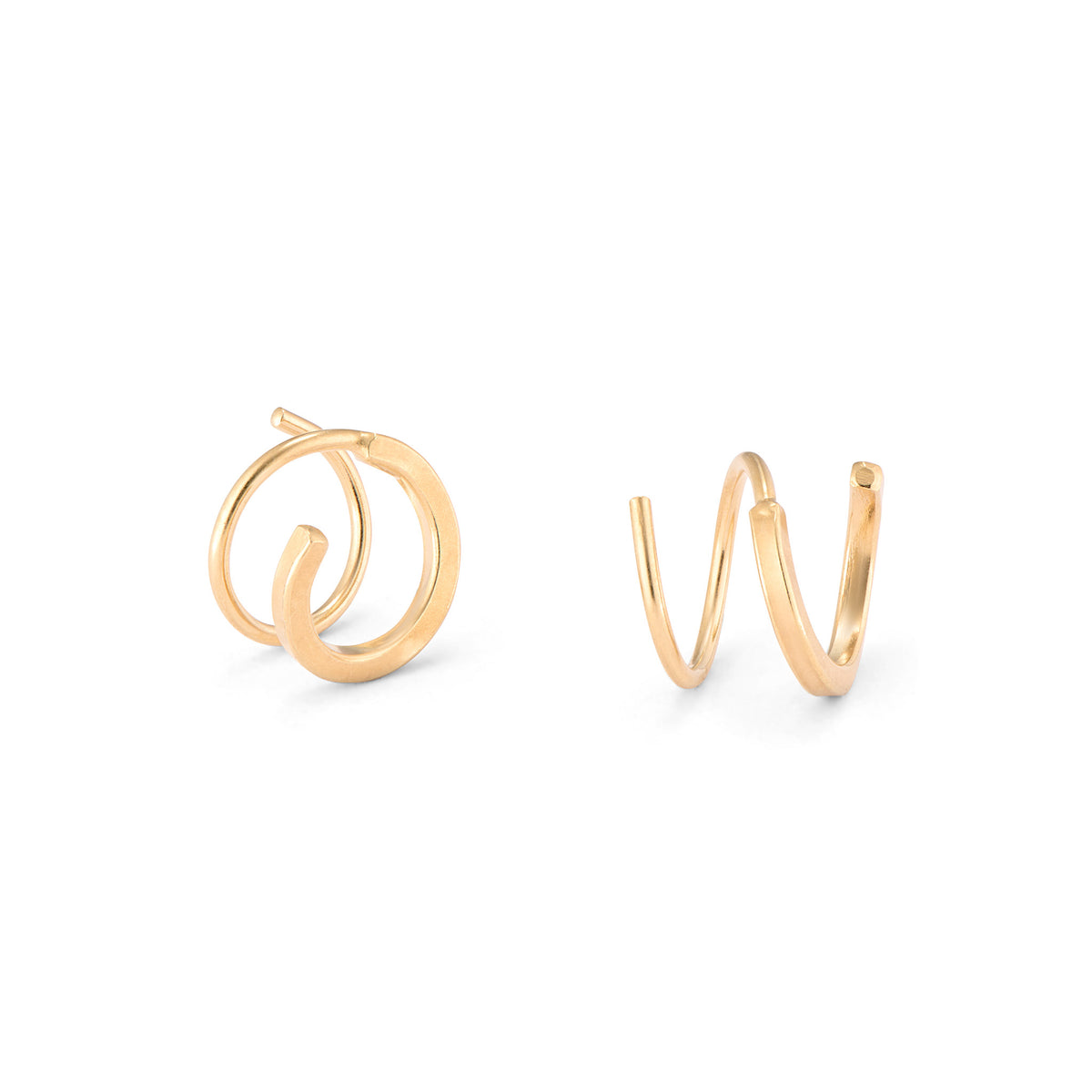 Square Nautilus Hoops