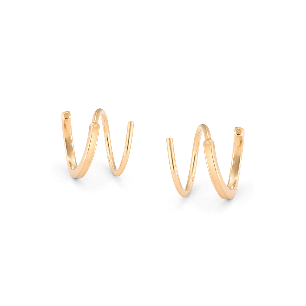 Square Nautilus Hoops