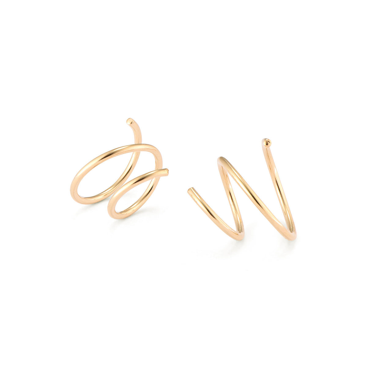 Tapered Nautilus Hoops