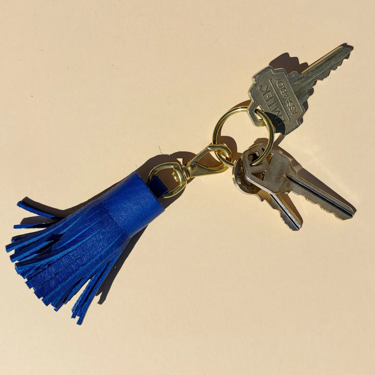 Tassel - Lapis Leather