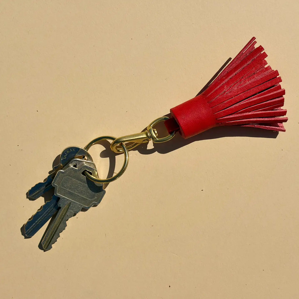 Tassel - Tomato Leather