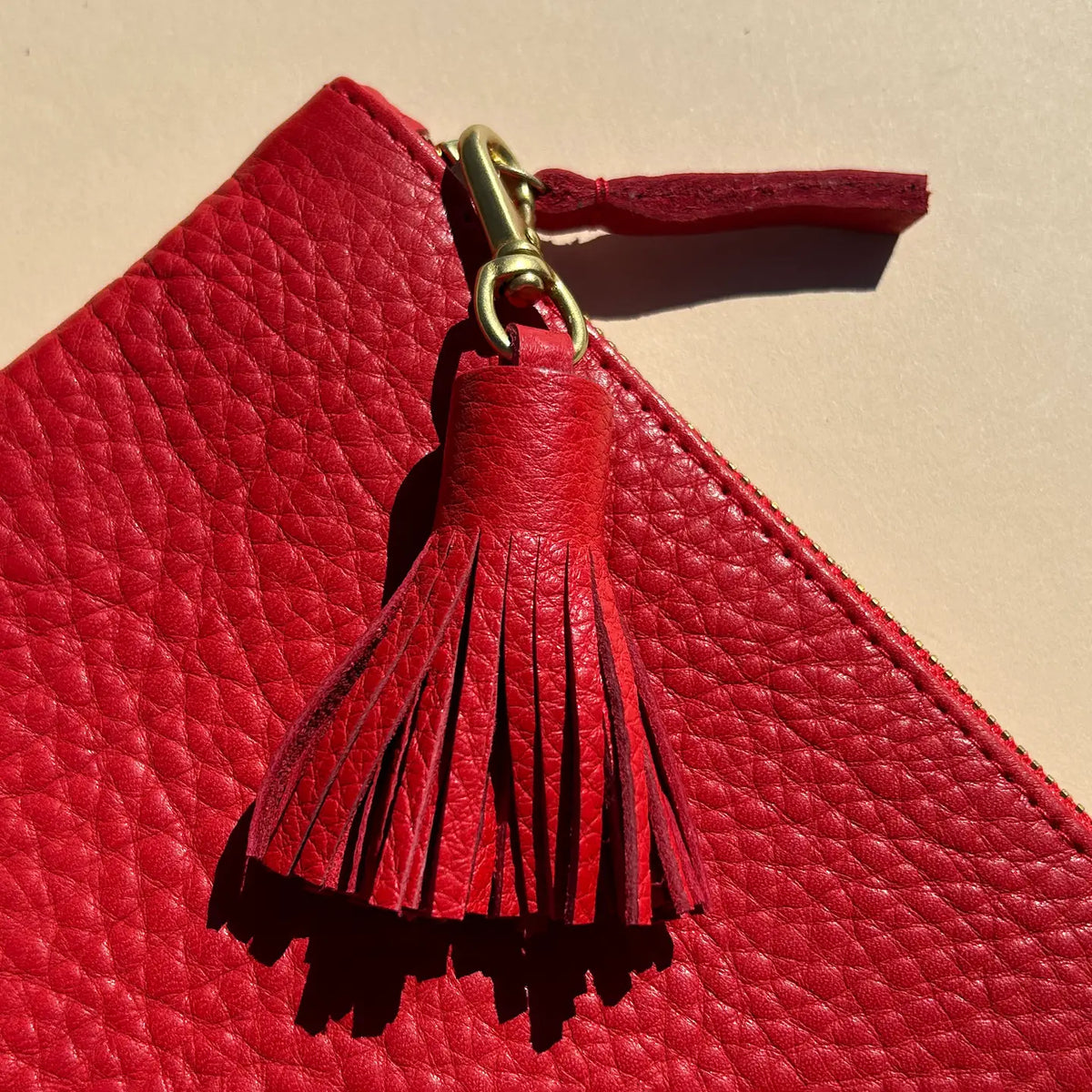 Tassel - Tomato Leather