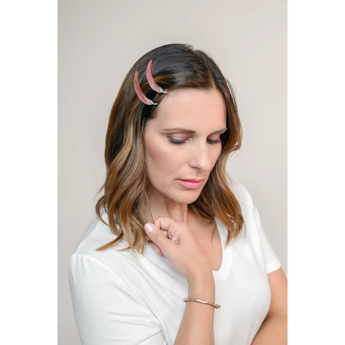 Thai Chili Pepper Barrette Set