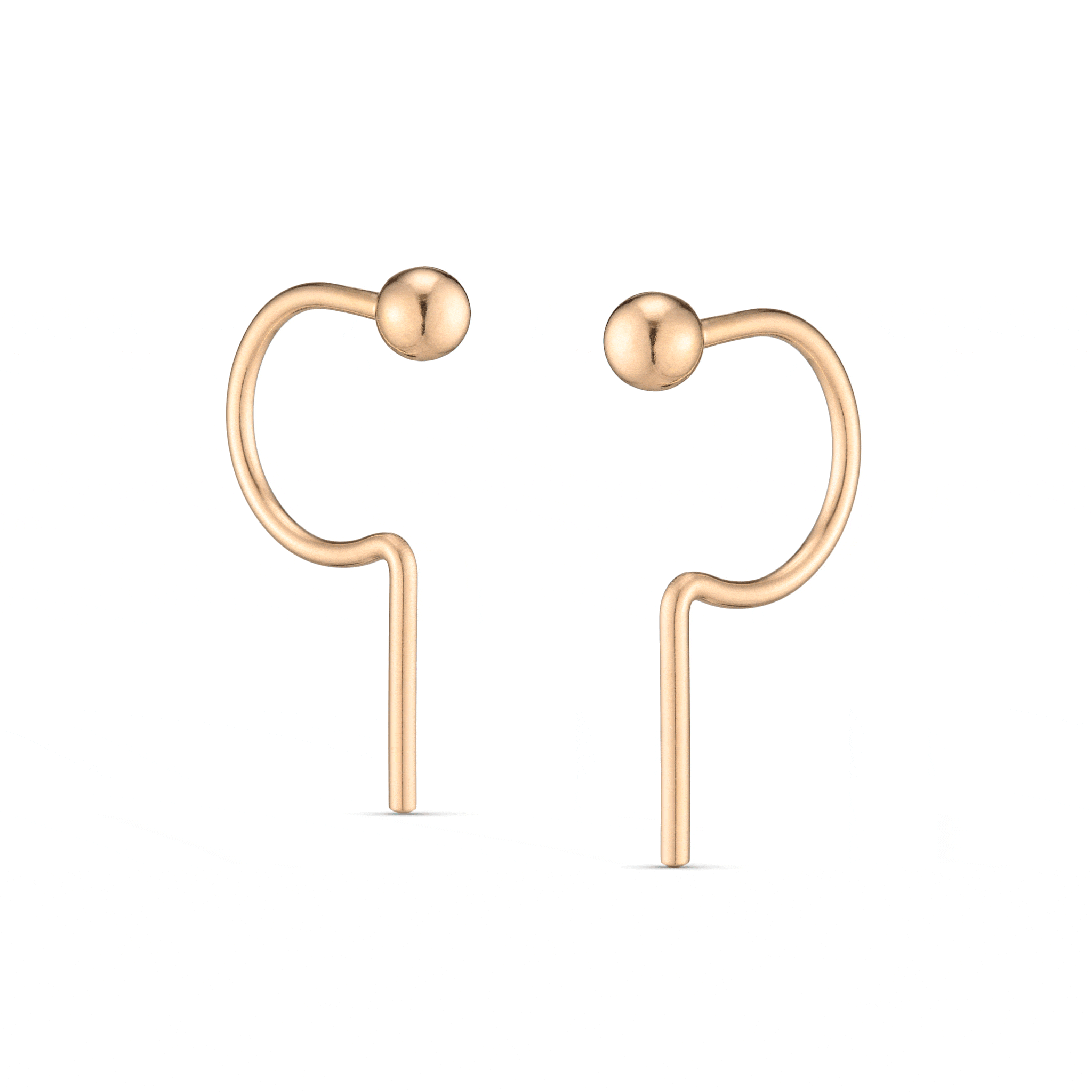 Vowel Earrings