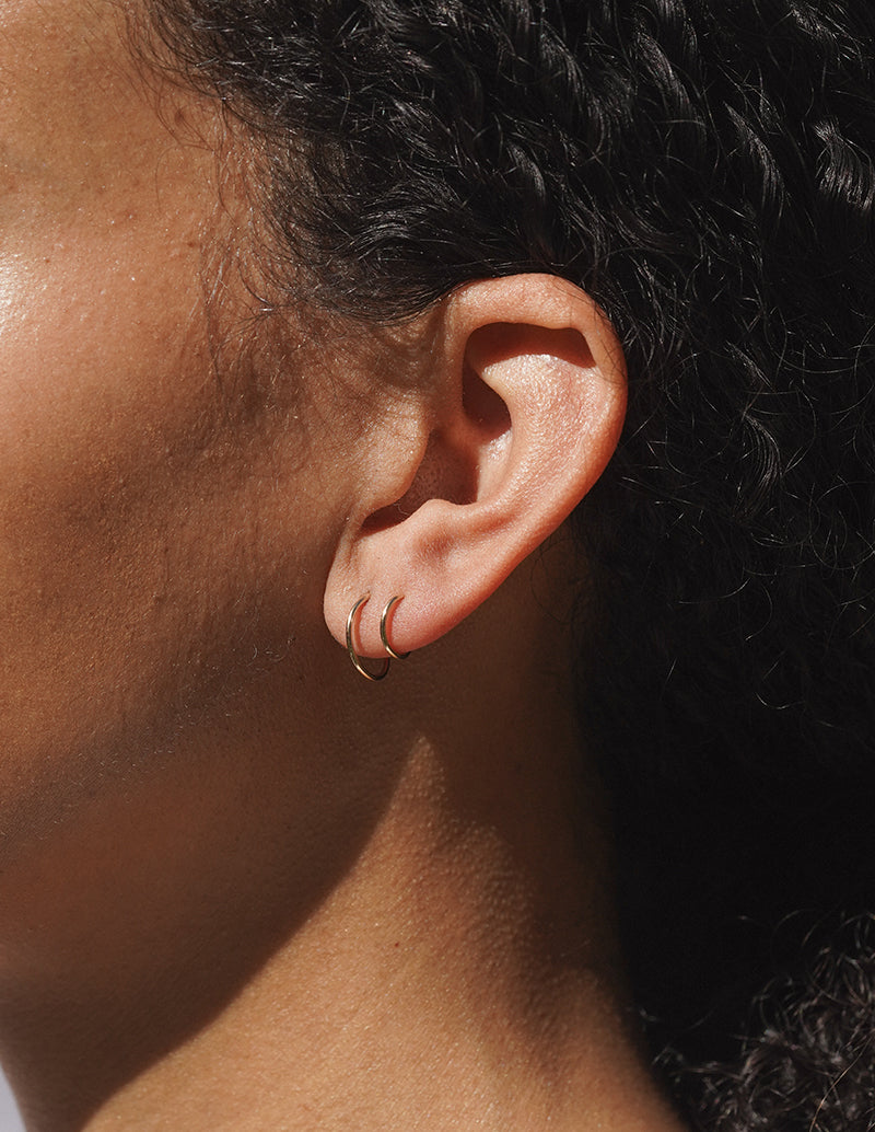 Tapered Nautilus Hoops