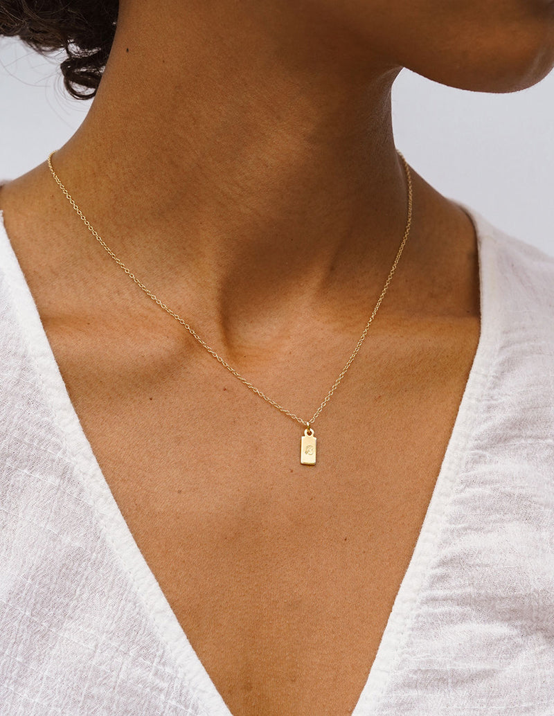 Memo Necklace/Charm (Letters A-Z)