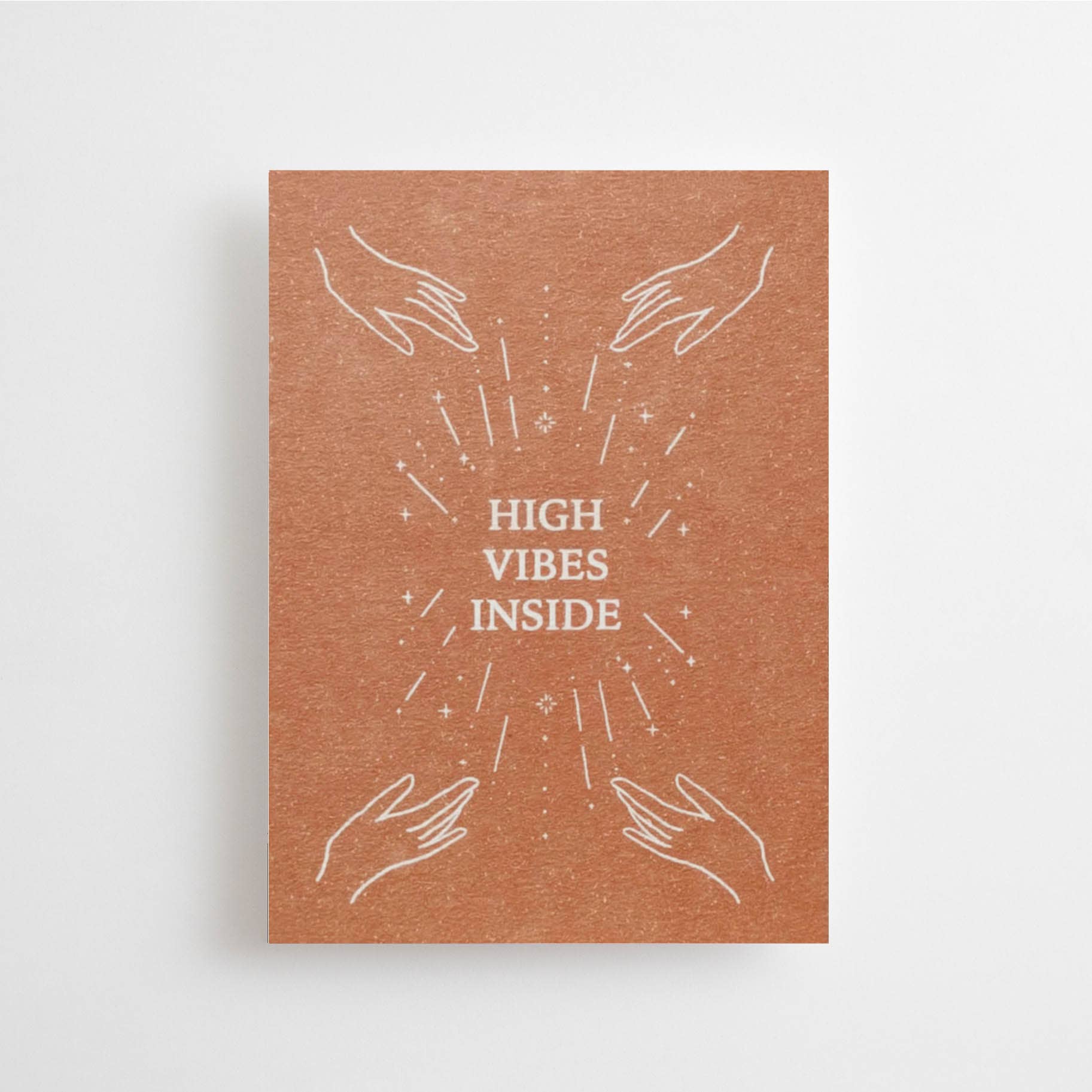 High Vibes Inside Postcard