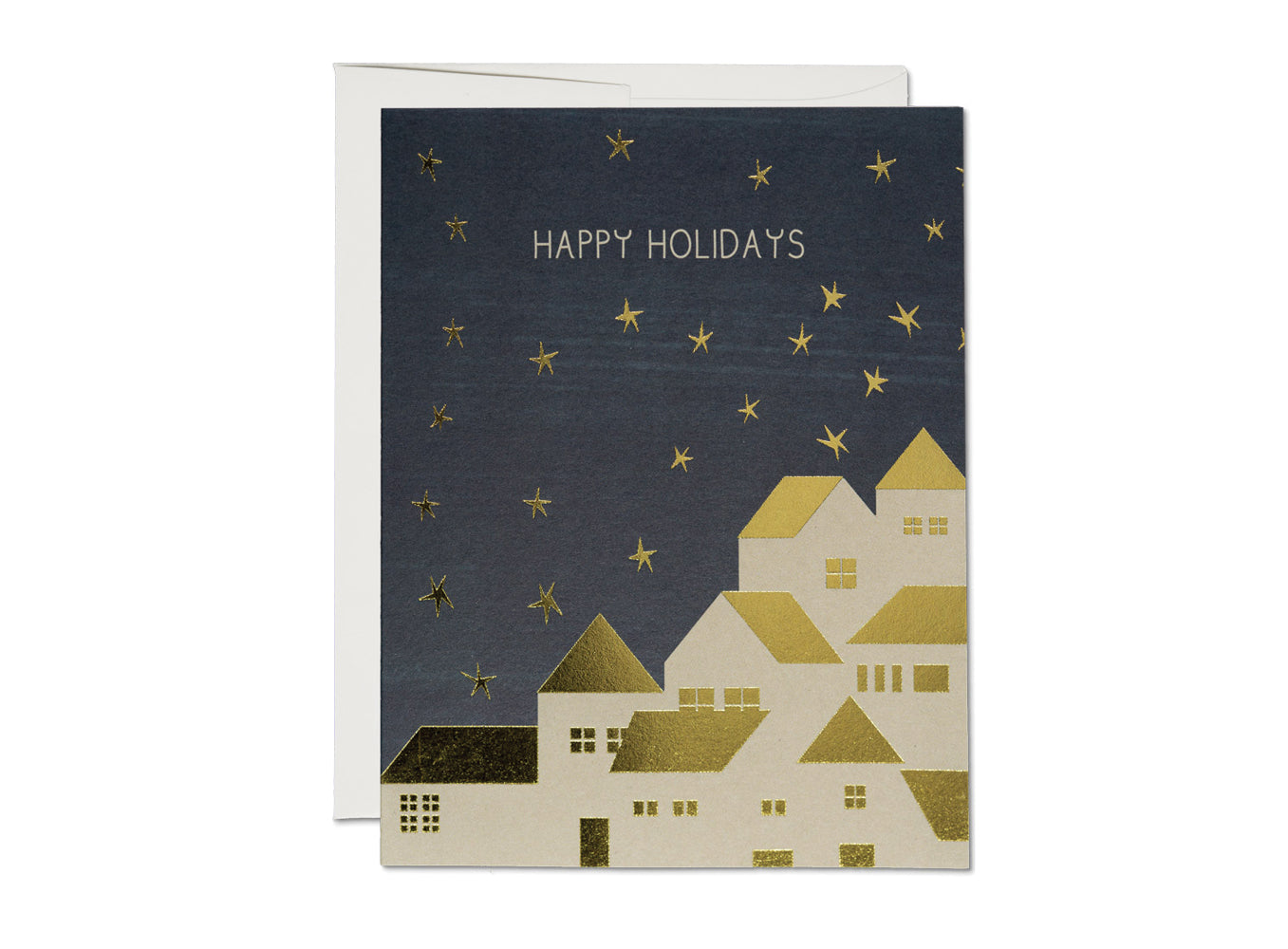 Gold Houses Card