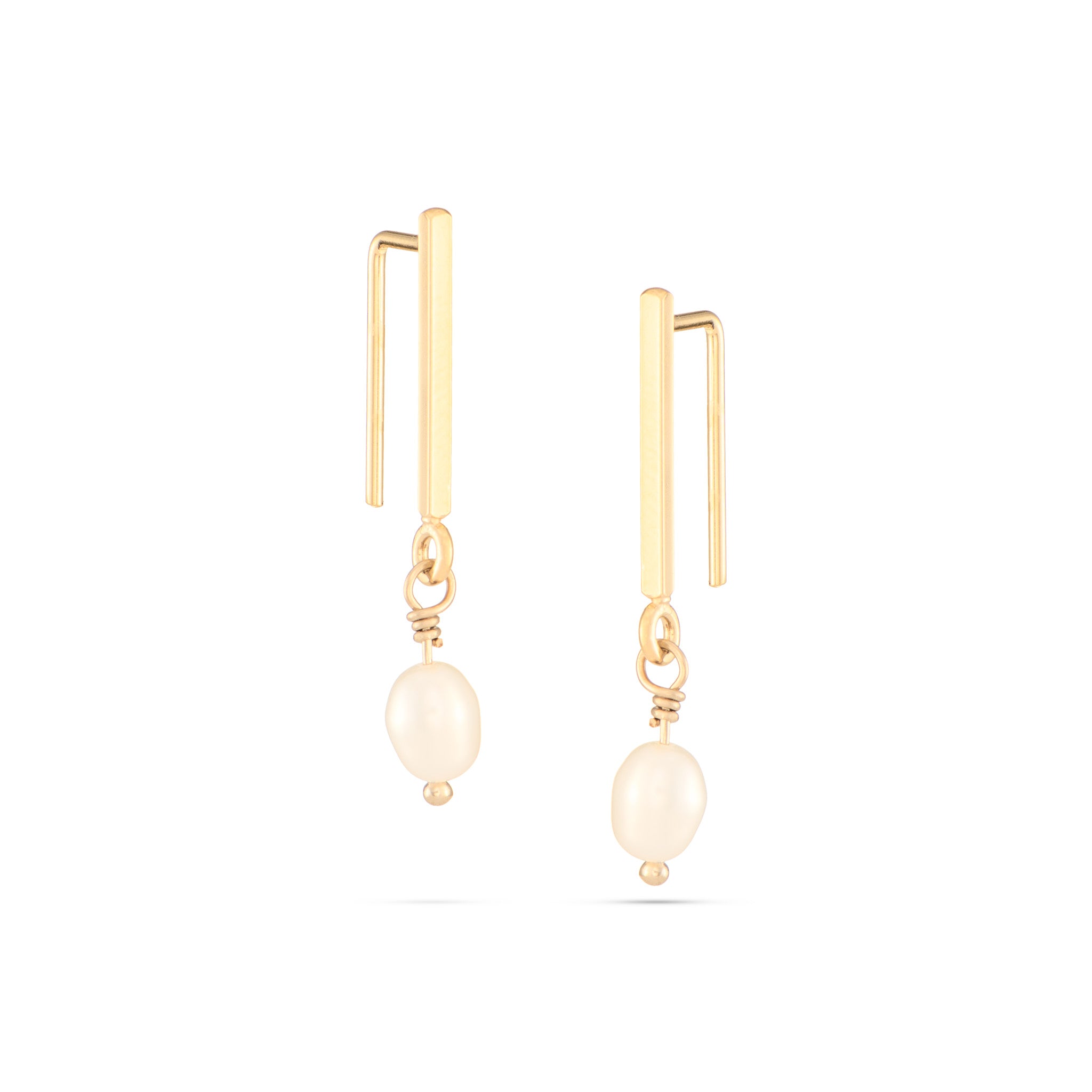 Droplet Earrings - Pearl