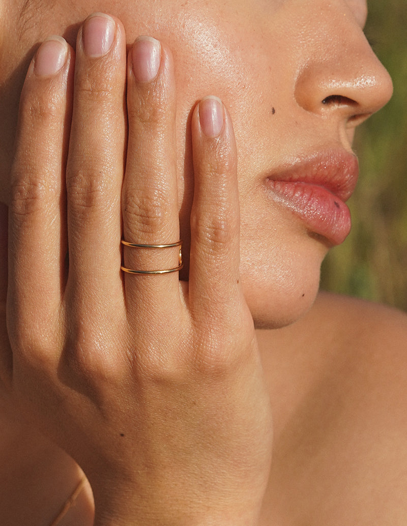 Double Dutch Ring - Silver