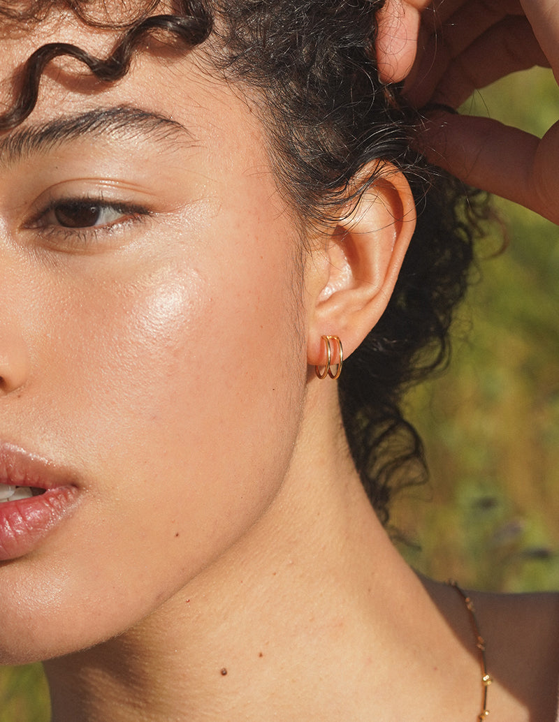 Helio Hoops - Silver