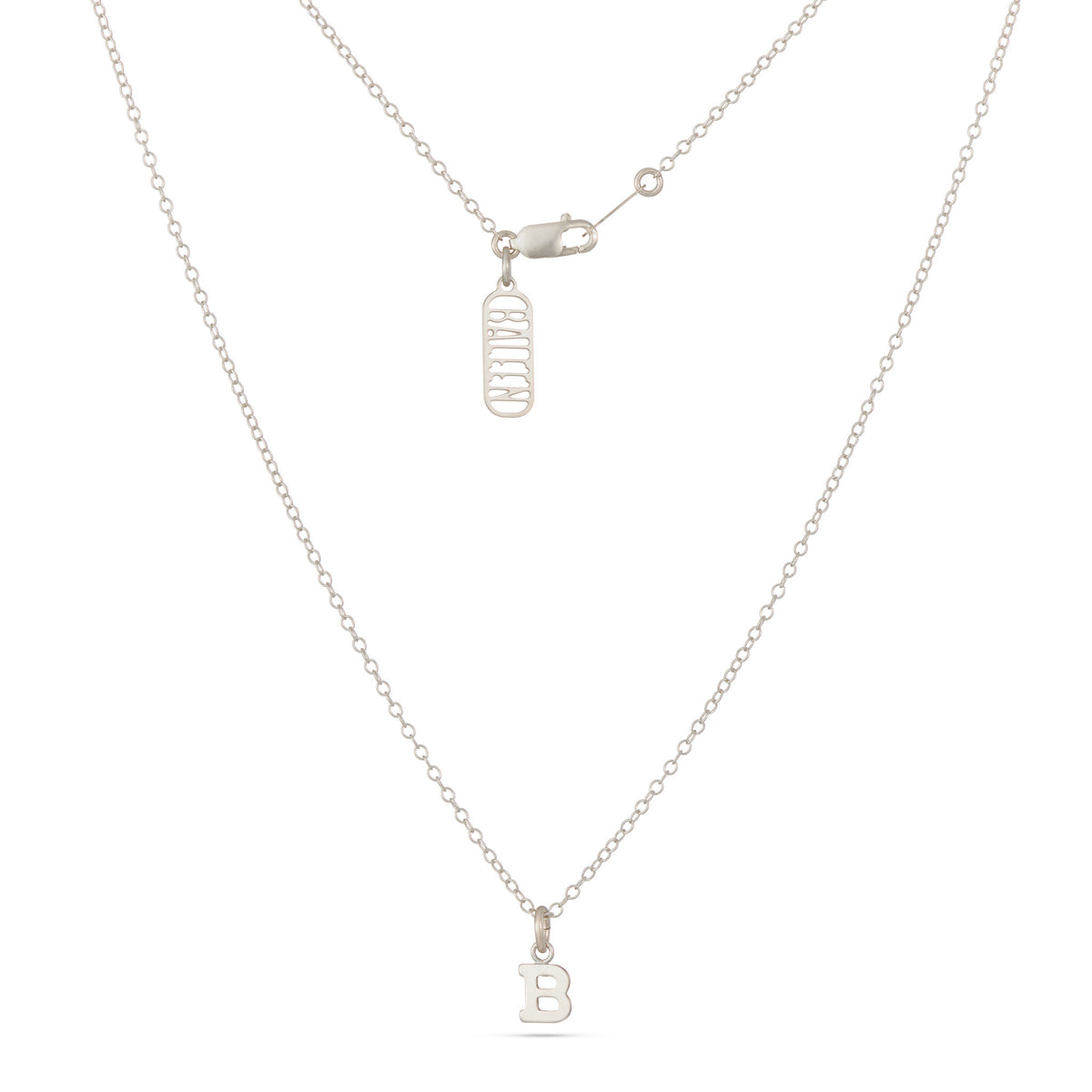 Letra Necklace - Silver (Letters A-Z)