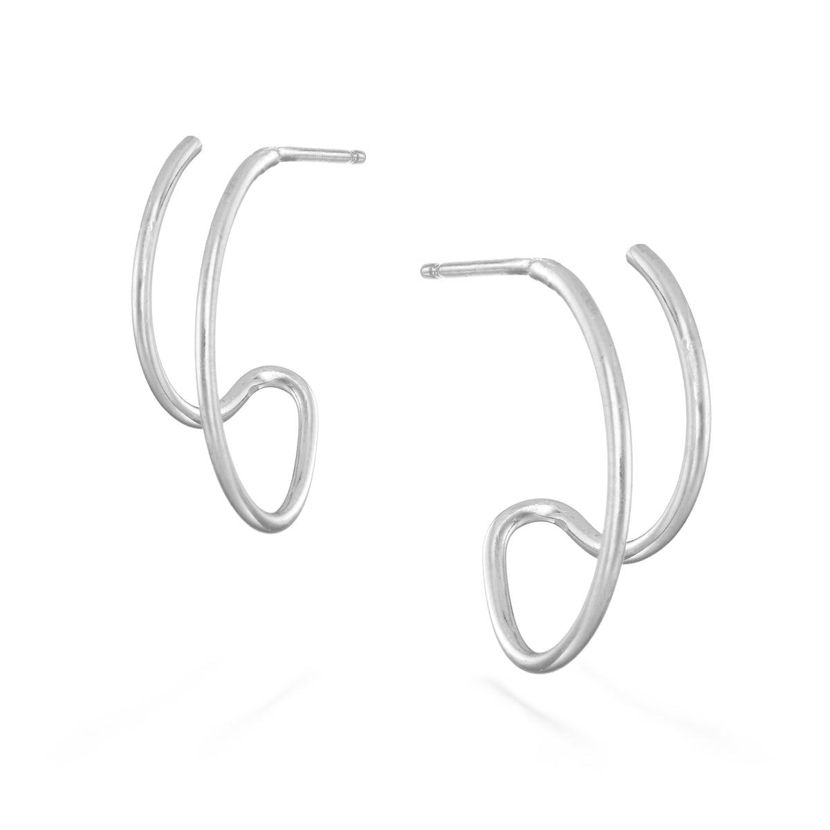 Satsuma Hoops - Silver