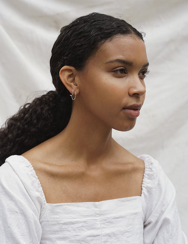 Satsuma Hoops - Silver