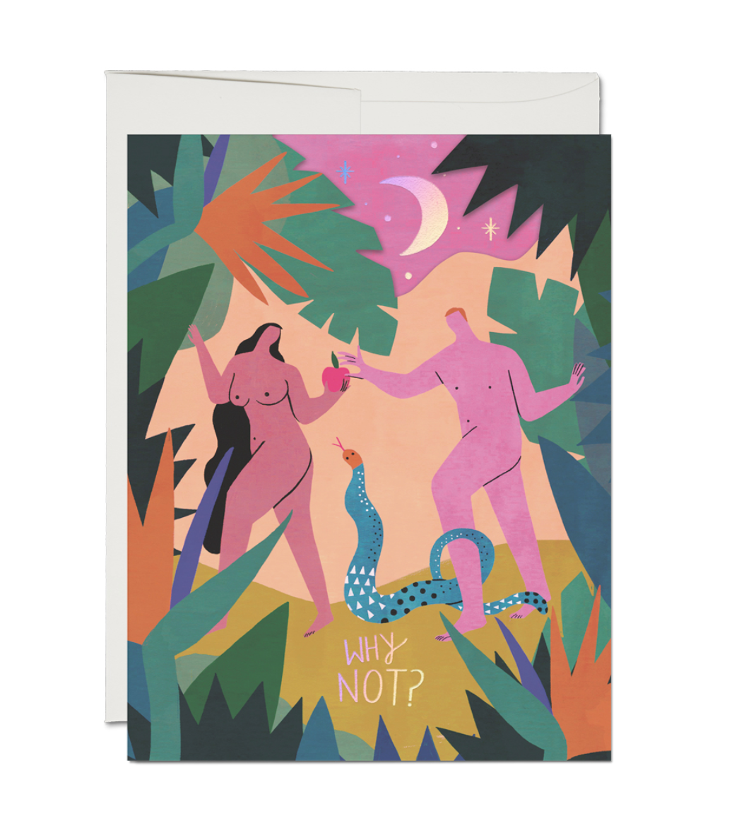 Forbidden Fruit Birthday Card
