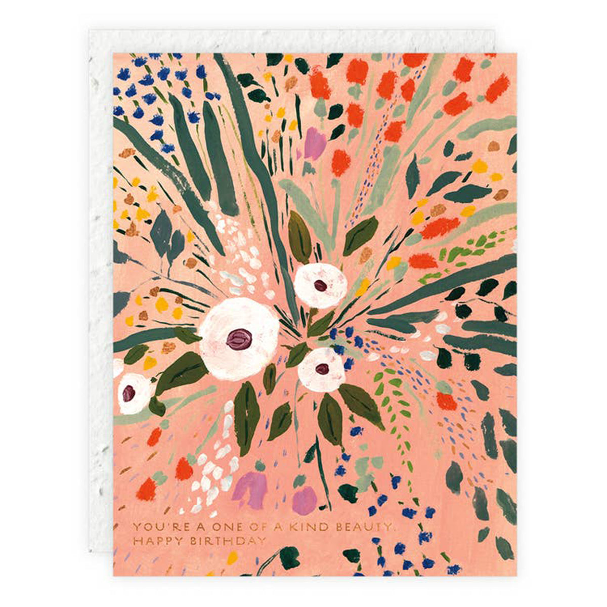 One of a Kind Beauty Birthday Card